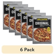 (6 pack) Williams Original Chili Seasoning - 2 oz. Packet