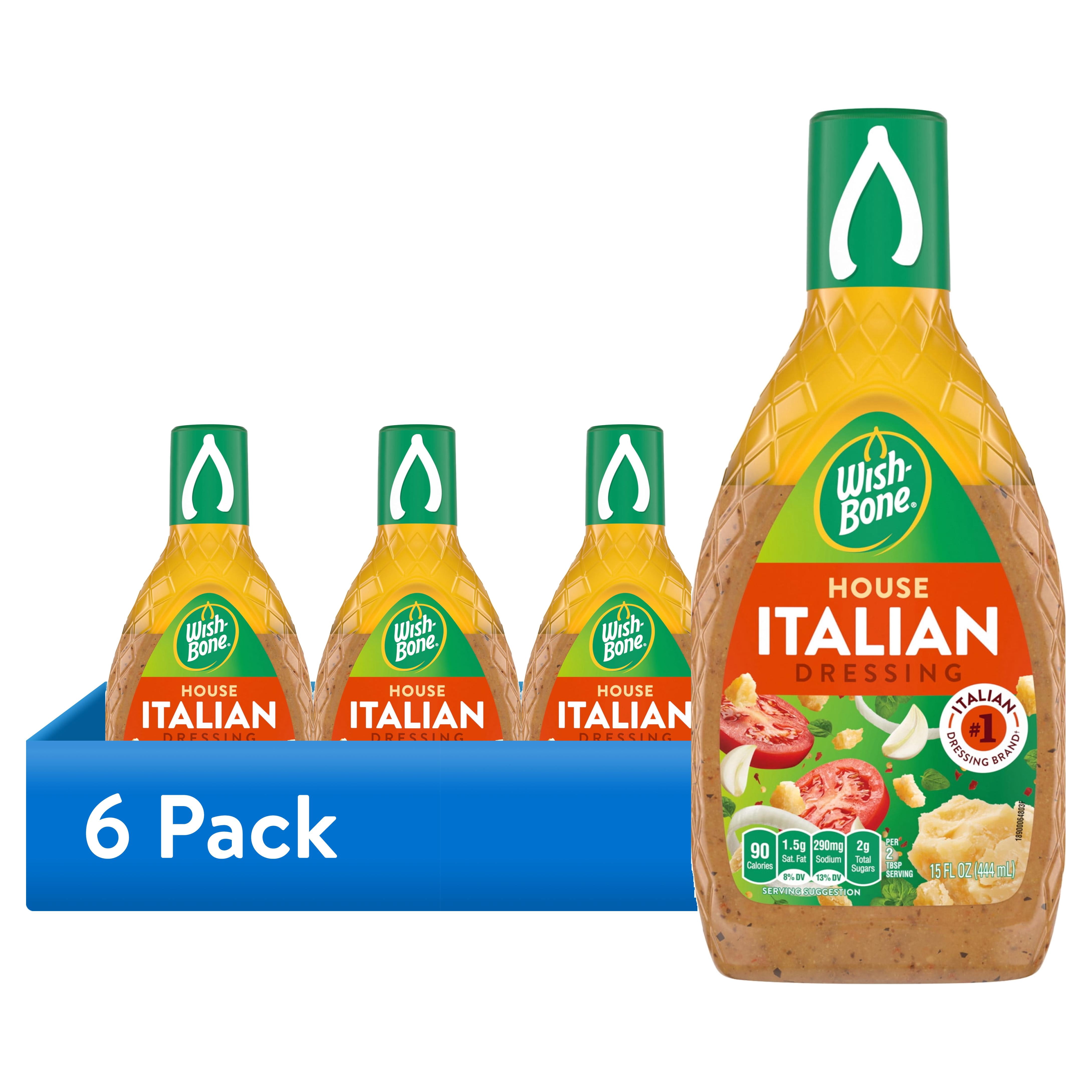 Wish-Bone, Italian Salad Dressing, 15 fl oz, Adds bold flavor - Walmart.com Wish-Bone, Italian Salad Dressing, 15 fl oz, Adds bold flavor - Walmart.com