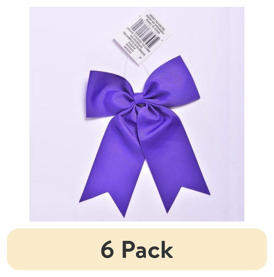 (6 pack) Yama Ribbon, Purple Grosgrain Bow Tail, 1 Each