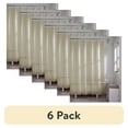 thumbnail image 1 of (6 pack) Zenna Home Beige Super Heavyweight Vinyl Shower Curtain or Shower Liner, 72" x 72", 1 of 7