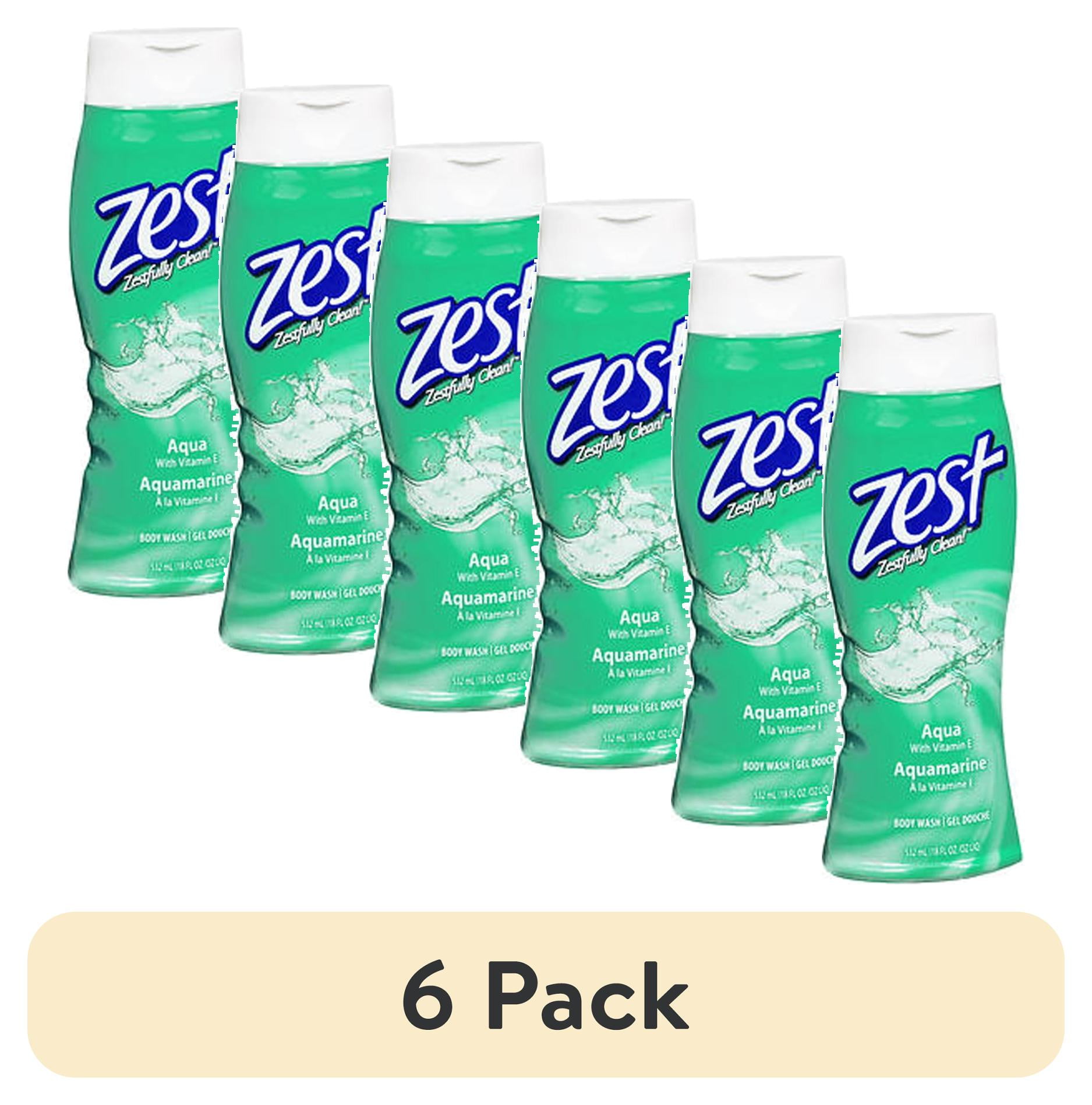 5 pack) ZestÂ® Aqua Body Wash 18 fl. oz. Bottle - Walmart.com