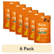 6 pack Zesty Paws Calming Bites Bacon 30ct - Cat Pouch