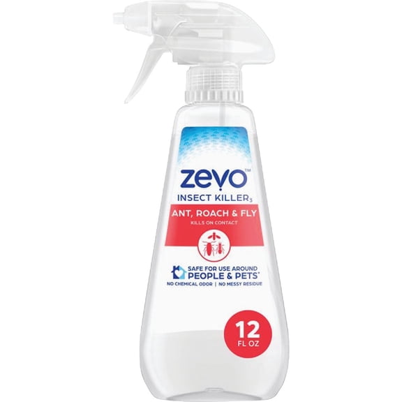 (6 pack) Zevo Roach Killer & Multi Insect Spray for Ants, Flies & More 12oz Spray