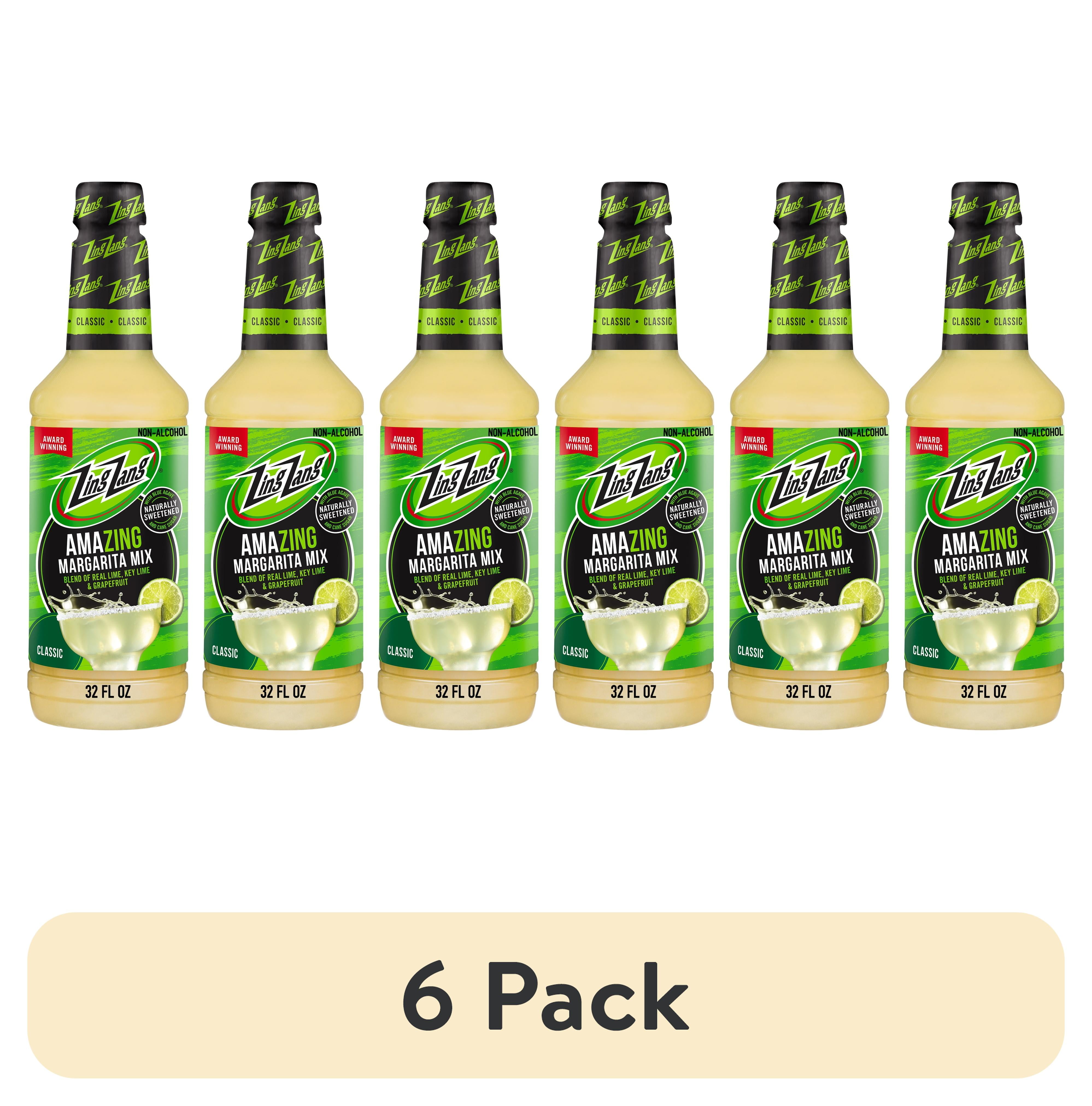 6 pack) Zing Zang Classic Margarita Mix Non-Alcoholic Cocktail