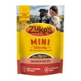 thumbnail image 1 of (6 pack) Zuke's Mini Naturals Soft Dog Training Treats, Real Salmon Recipe Tender Chews, 16 oz Pouch, 1 of 18