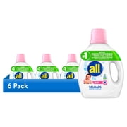 (6 pack) all Baby Liquid Laundry Detergent, Hypoallergenic, Gentle on Sensitive Skin, 73 oz, 58 Loads