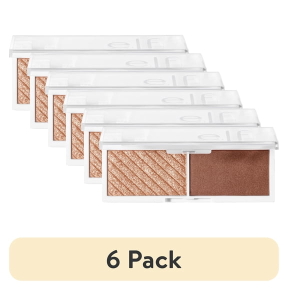 (6 pack) e.l.f. Bite Size Face Duo, Coconut