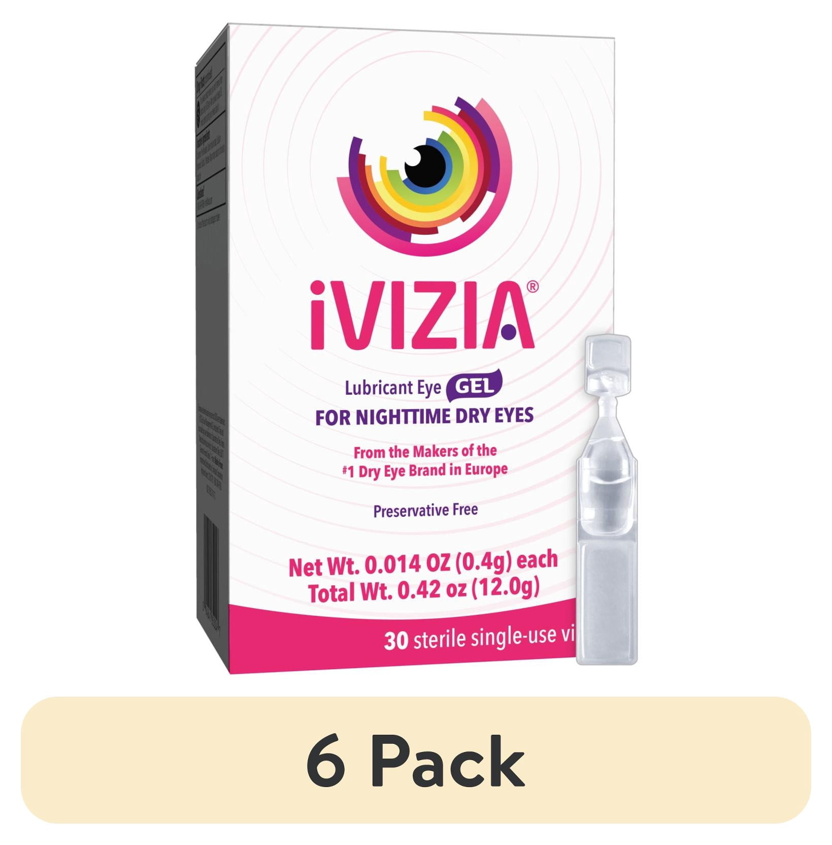 iVIZIA Eye Gel for Nighttime Dry Eyes, preservative-free, 30