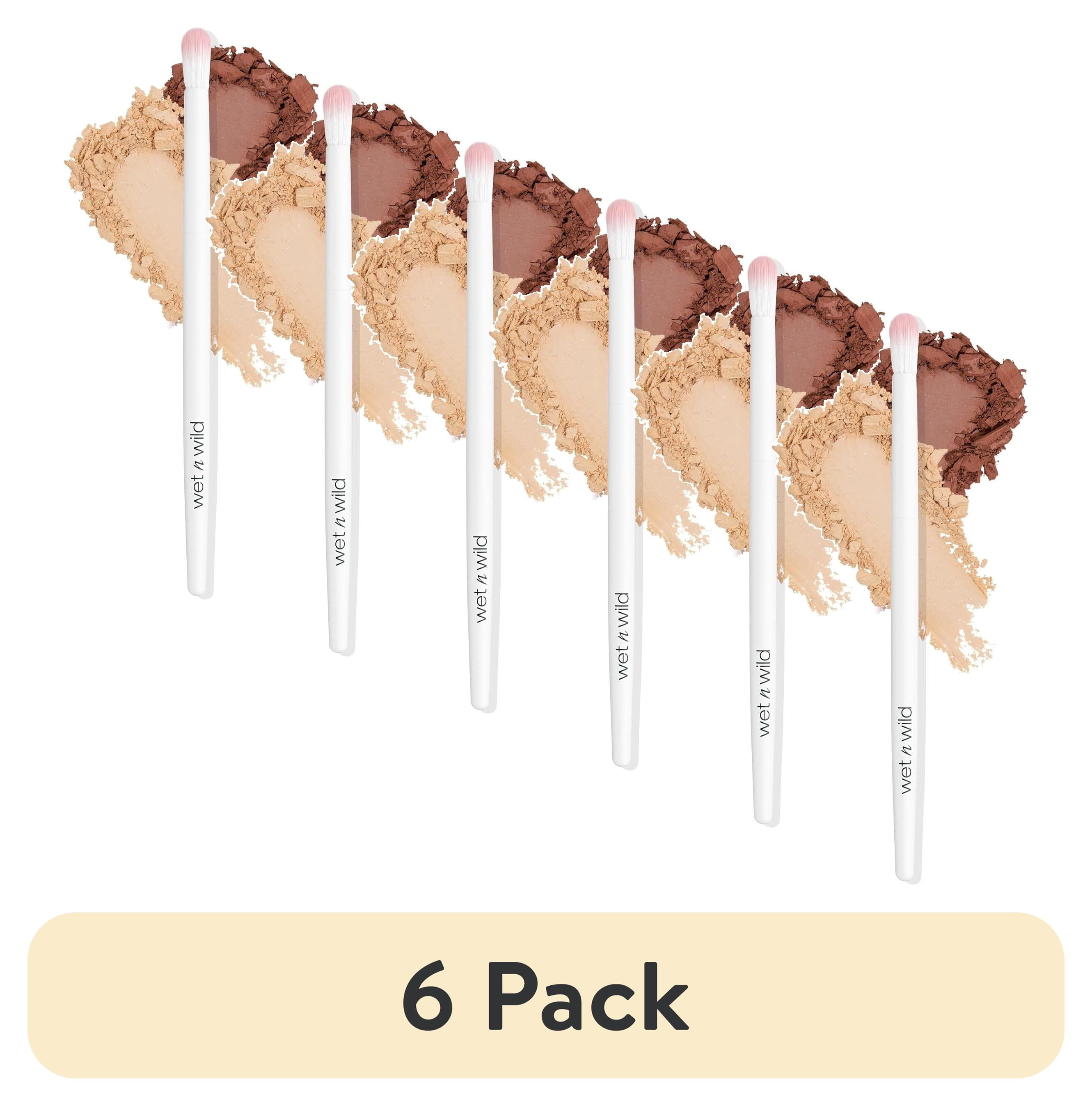(6 pack) wet n wild Essential Cosmetic Brush - Crease Blending, Eyeshadow Application
