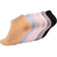 thumbnail image 1 of 6 pair Grip Yoga Pilates Socks Non Slip Barre Anti Athletic Socks with Grips for Women, 1 of 5