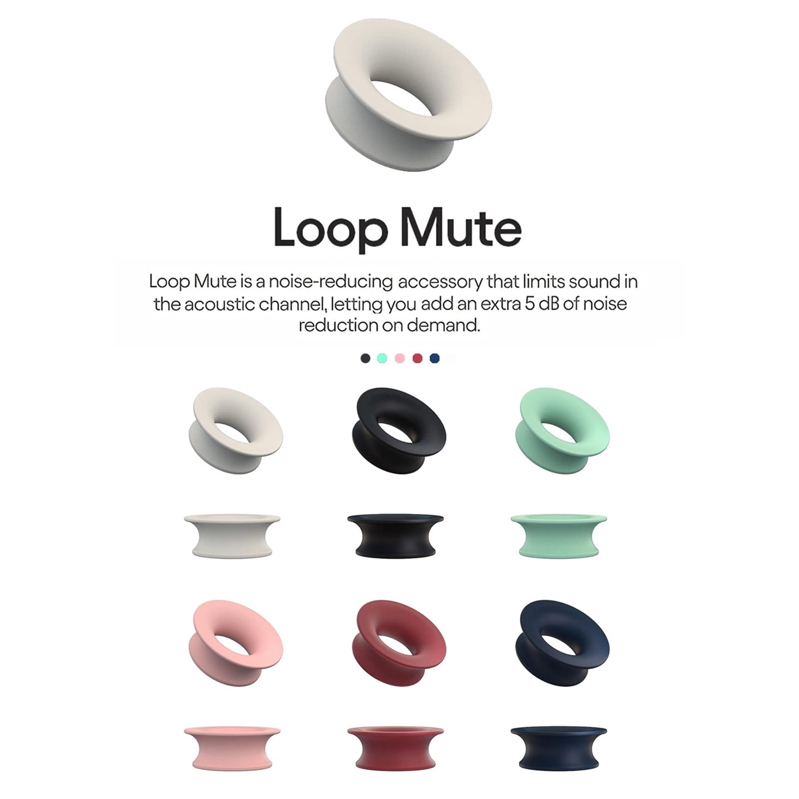 6pairs Earplugs Mute Style Pack, Quiet Ear Plugs Accessories for Extra