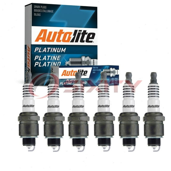 6 pc Autolite AP85 Platinum Spark Plugs for 14 3037 3332 5614238 7 AR32 Ignition Wire Secondary Fits select: 1967-1969 CHEVROLET CAMARO, 1966-1969 CHEVROLET CHEVELLE