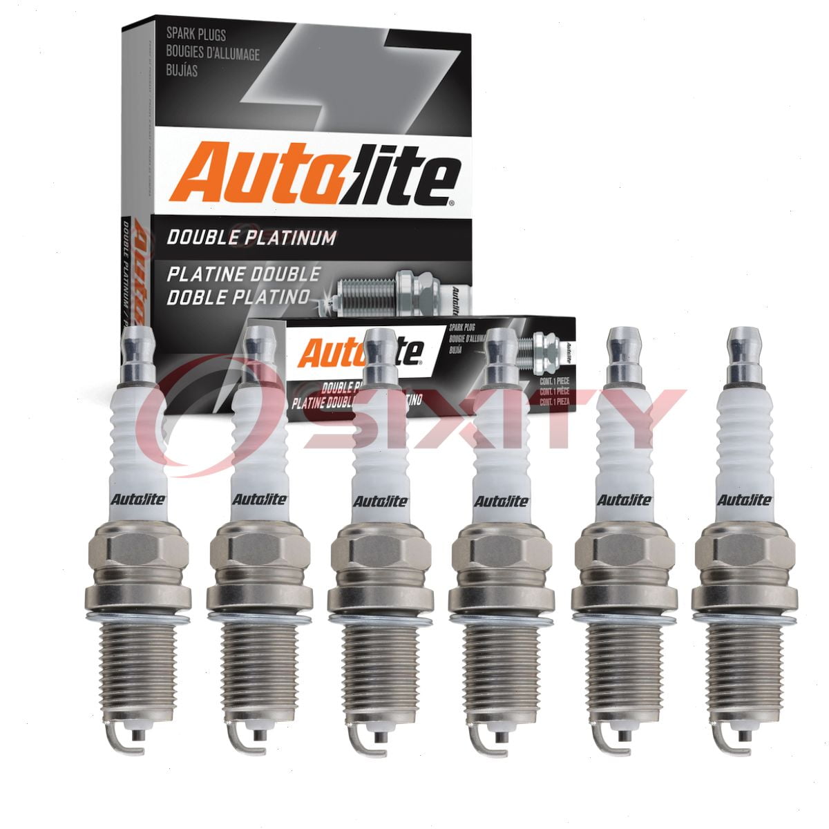 6 pc Autolite APP5224 Double Platinum Spark Plugs for 2890 3175 41806