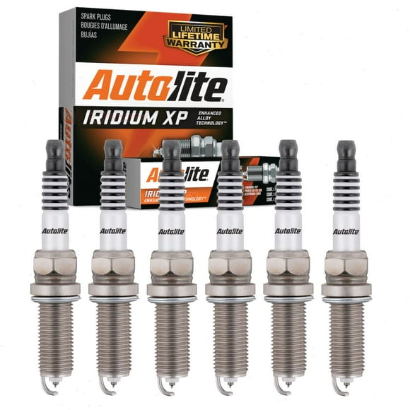 6 pc Autolite Iridium XP Spark Plugs compatible with Chrysler 300 3.6L V6 2011-2019