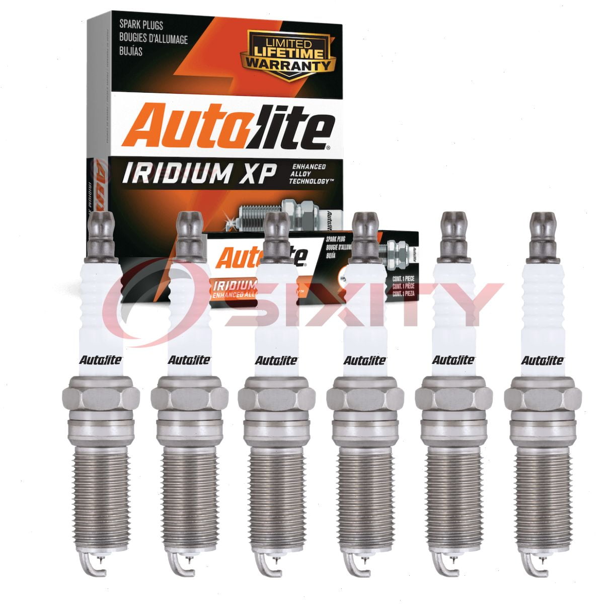 6 pc Autolite Iridium XP XP5863 Spark Plugs for Ignition Wire Secondary