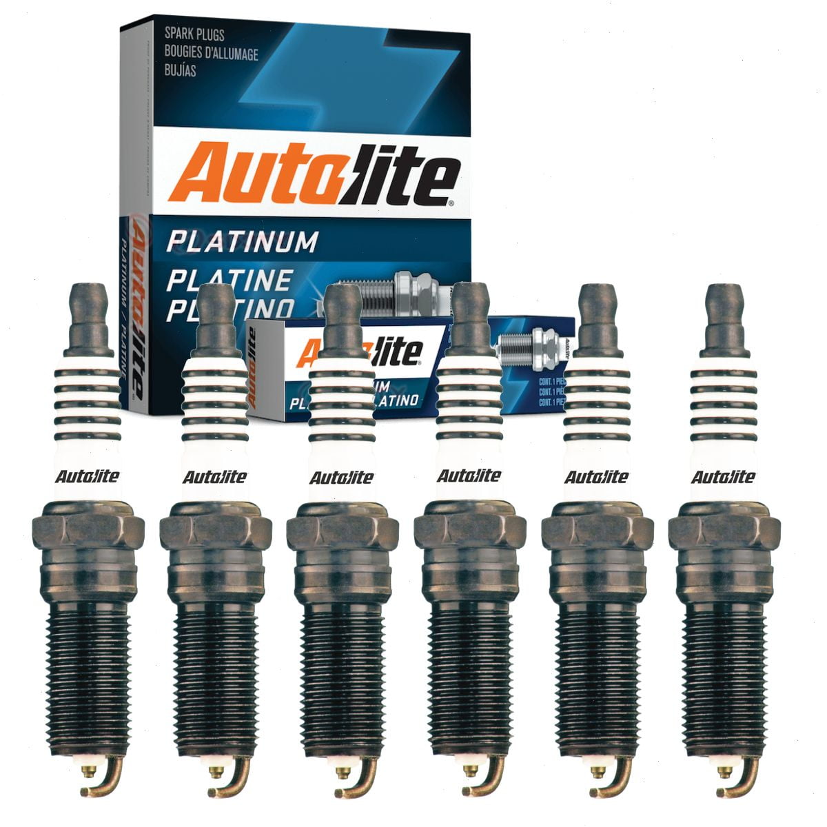 6 pc Autolite Platinum Spark Plugs compatible with Ford Edge 2007-2010 ...