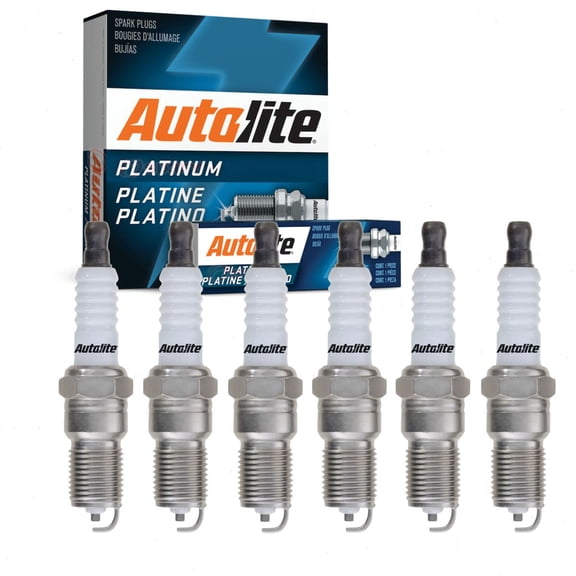 6 pc Autolite Platinum Spark Plugs compatible with Ford Ranger 3.0L V6 1991-2003