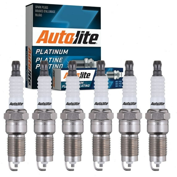 6 pc Autolite Platinum Spark Plugs compatible with Ford Ranger 4.0L V6 2004-2011