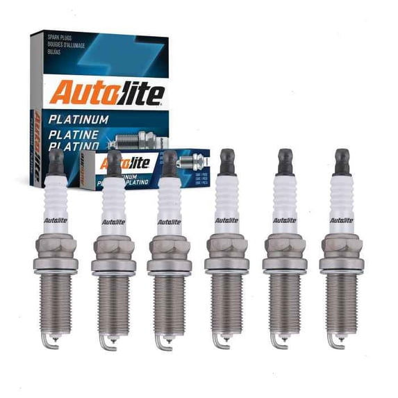 6 pc Autolite Platinum Spark Plugs compatible with Lexus GS350 2007-2019