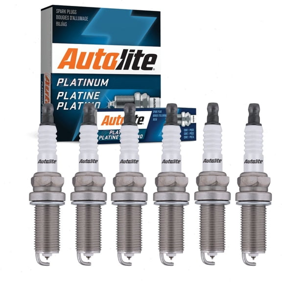 6 pc Autolite Platinum Spark Plugs compatible with Lexus IS250 2006-2015