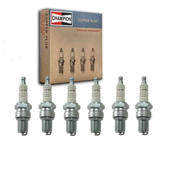 6 pc Champion 805 Copper Plus Spark Plugs for 14G902 41XL 77-323-1 AG901 AG901X AGS081C B8ECS B8ES B8EV B9ES N2C S41XL W22ESL W22ESL11 W27ESU W2C W2C0 W2CC W3C W3C0 W3CC Ignition Wire Secondary
