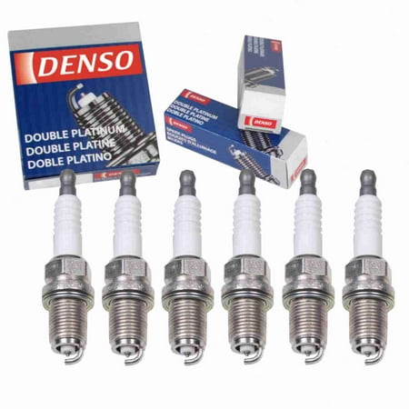6 pc DENSO 3293 Spark Plugs for 22401-1W614 22401-1W615 22401-9E014 22401-9E015 8-97111-376-0 8-97170-268-0 K16PR-P11 Ignition Wire Secondary Fits select: 2005-2010 SUBARU FORESTER