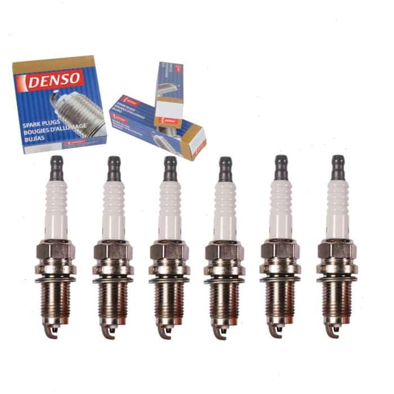 6 pc DENSO 3374 Standard Spark Plugs for 12290-PND-A01 9807B-561-7W KJ20DR-M11 Ignition Wire Secondary Fits select: 2003-2007 HONDA ACCORD, 2002-2009 HONDA CR-V