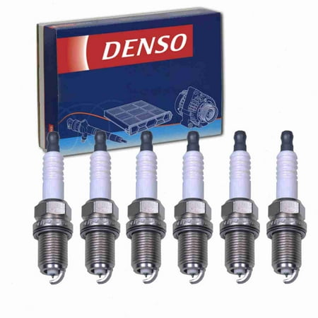 6 pc DENSO 3419 Spark Plugs for 22401-1P117 22401-97E17 22401-97E67 98079-571-4H 98079-571-5H 98079-571-BH 98079-571-BV 98079-571-CH 98079-571-CV 98079-578-BU SK22PR-M11S Ignition Wire Secondary
