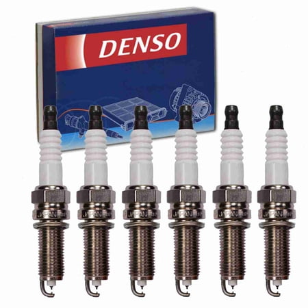 6 pc DENSO 3478 Spark Plugs for 18847-11160 18851-11060 FXU16HR11 Ignition Wire Secondary Fits select: 2011-2014 HYUNDAI SONATA, 2011-2016 KIA OPTIMA