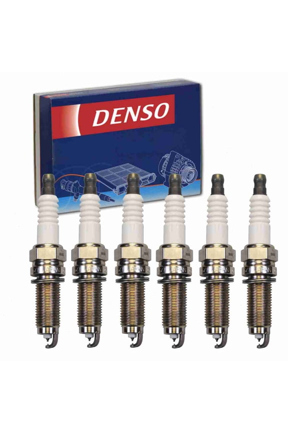 6 pc DENSO 3483 Spark Plugs for 12290-R1A-A01 12290-R41-L01 12290-R71-L01 12290-R9P-A01 12290-RN0-A01 18851-11070 DXU22HCR-D11S Ignition Wire Secondary Fits select: 2012 HONDA CIVIC