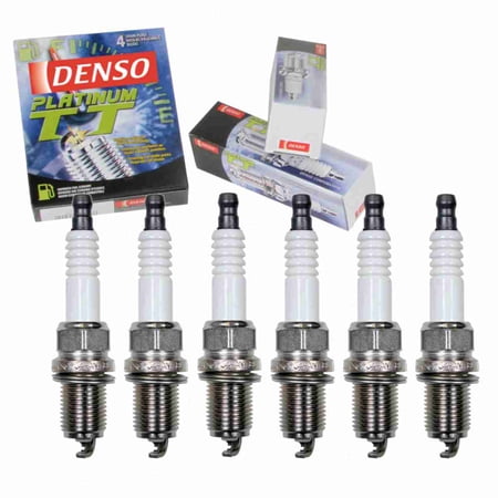 6 pc DENSO 4508 Platinum TT Spark Plugs for 0000-18-F201 0000-18-F220 003 159 73 03 003 159 76 03 18218200016 18218200018 22401-01P16 22401-02P16 271636-0 271766-0 30 52 0467 59 58 798 75 05 142
