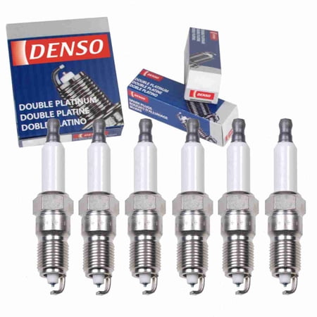 6 pc DENSO 5071 Spark Plugs for 12578277 19301807 25161677 TJ14R-P15 Ignition Wire Secondary Fits select: 2001-2006 CHEVROLET SILVERADO, 2001-2006 GMC SIERRA
