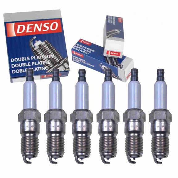 6 pc DENSO 5092 Spark Plugs for 12571535 PT16EPR13 Ignition Wire Secondary Fits select: 2008-2011 FORD FOCUS, 2011 FORD RANGER