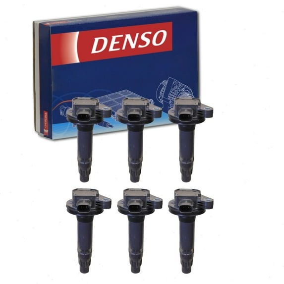 6 pc DENSO Direct Ignition Coils compatible with Ford Explorer 3.5L V6 2011-2017