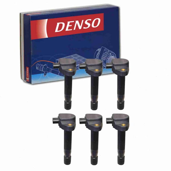 6 pc DENSO Direct Ignition Coils compatible with Honda Odyssey 3.5L V6 2008-2016