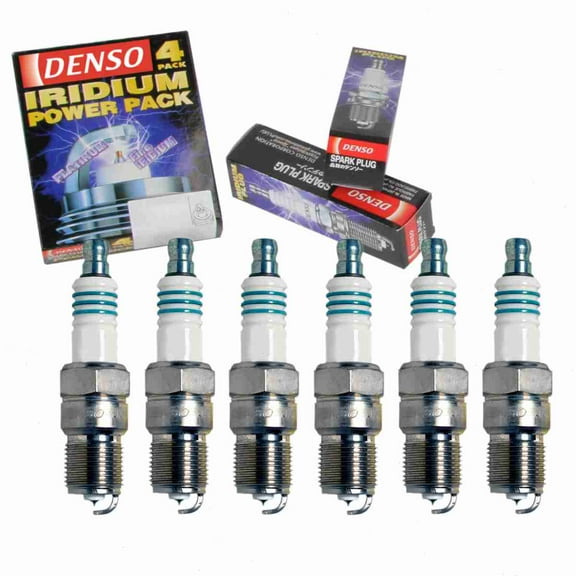 6 pc DENSO Iridium Power Spark Plugs compatible with Buick LeSabre 3.0L 3.8L V6 1986-2005