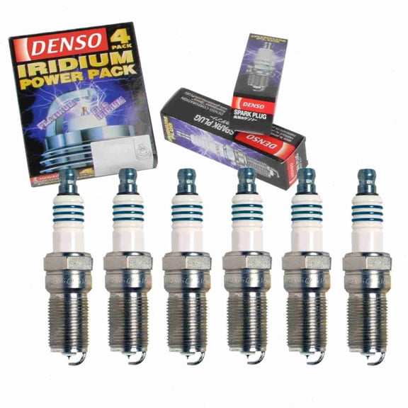 6 pc DENSO Iridium Power Spark Plugs compatible with Chevrolet Colorado 3.6L V6 2015-2016