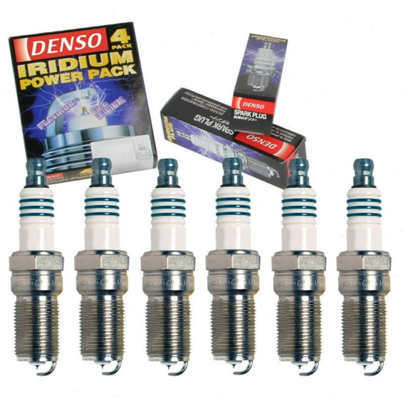 6 pc DENSO Iridium Power Spark Plugs compatible with Ford Mustang 3.7L V6 2011-2017