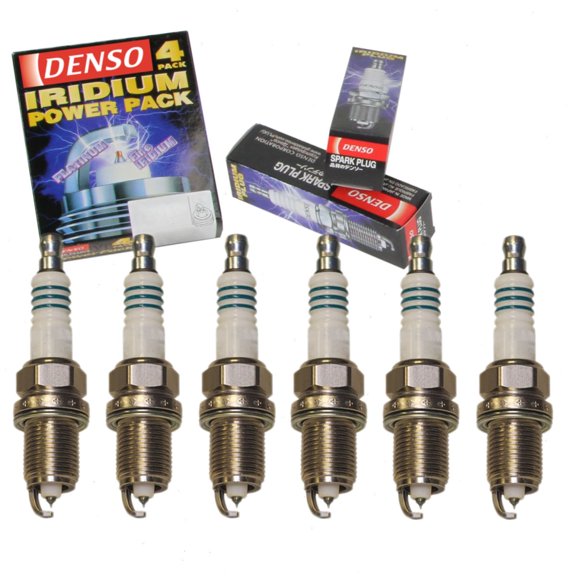 6 pc DENSO Iridium Power Spark Plugs compatible with Honda Pilot 3.5L V6 2003-2008