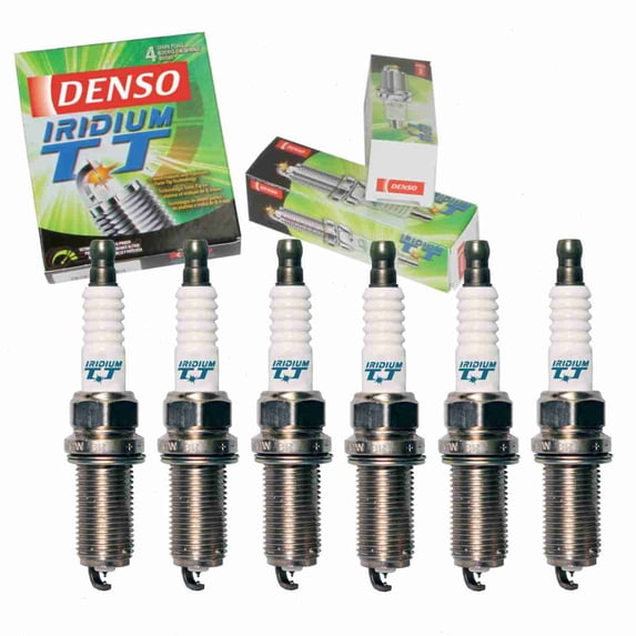 6 pc DENSO Iridium TT Spark Plugs compatible with Lexus ES350 3.5L V6 2007-2016