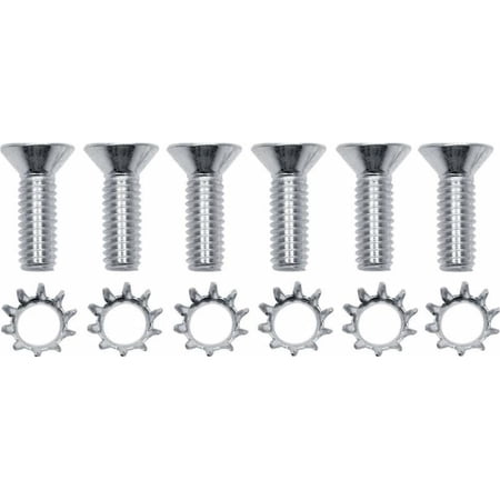 6-pc Door Latch Screw Set For Chevrolet GMC and Trucks