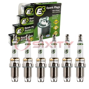 6 pc E3 Spark Plugs compatible with Toyota Avalon 3.0L V6 1995-2004