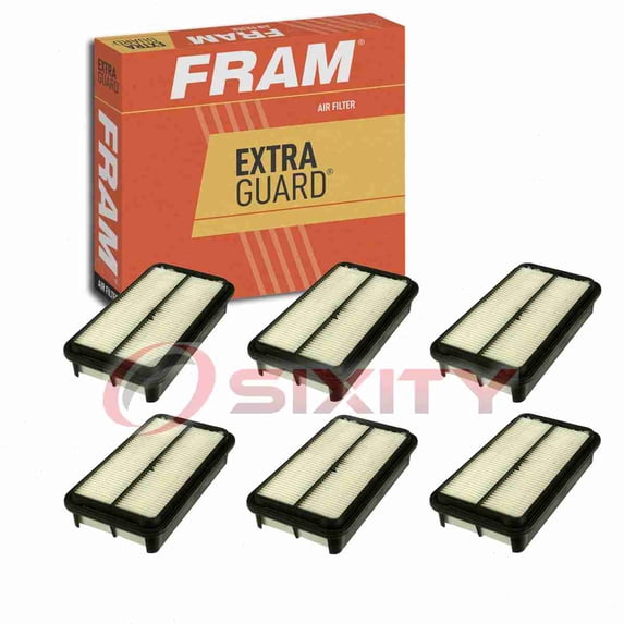 6 pc FRAM CA7094 Extra Guard Air Filters for 044 129 620A 11033214 AF2095 AF990 AFR-8990 ARM-17201 LA1436 Intake Inlet Manifold Fuel Delivery Filters