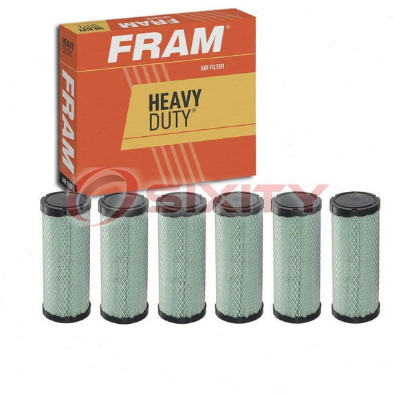 6 pc FRAM CA9550 Heavy Duty Air Filters for 25313785 A1535C AF2261 AT110770 PA-5387 Intake Inlet Manifold Fuel Delivery Filters