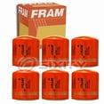 thumbnail image 1 of 6 pc FRAM HP5 Engine Oil Filters for 1R-0749 BF614 F70085 TP920F Oil Change Lubricant Filters, 1 of 2