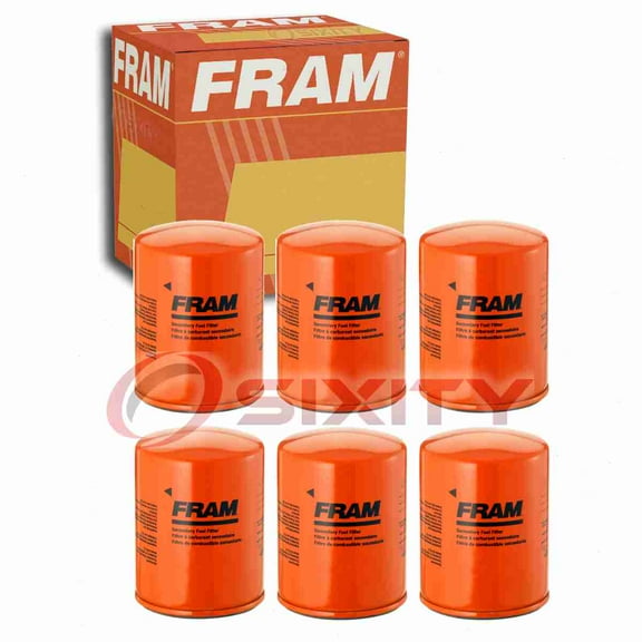 6 pc FRAM P6503 Fuel Filters for 1831 51831 Gas Pump Line Air Delivery Filters