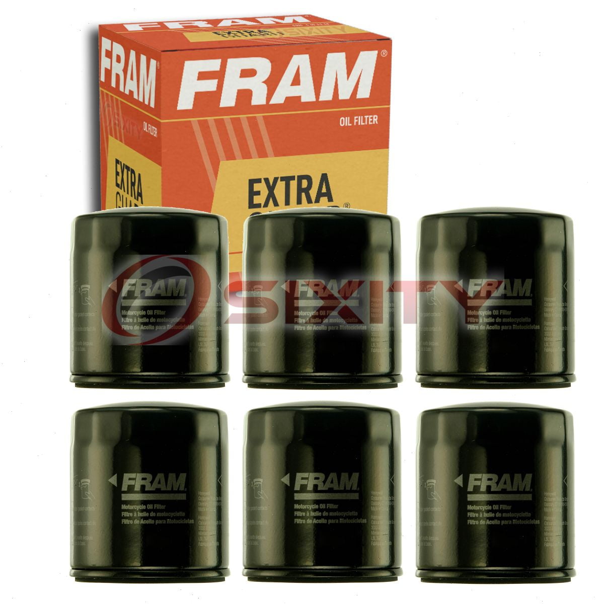6 pc FRAM PH6017A Extra Guard Engine Oil Filters for 4410 484 MKR833M