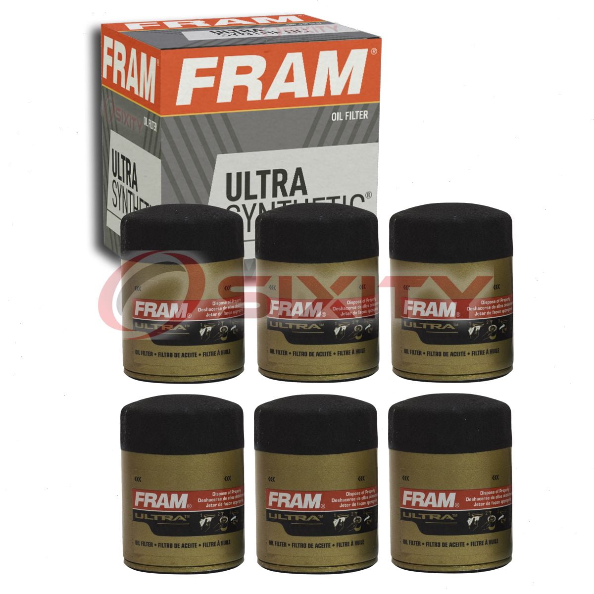 6 pc FRAM XG10575 Ultra Engine Oil Filters for B43127M CB23 FA 675DP
