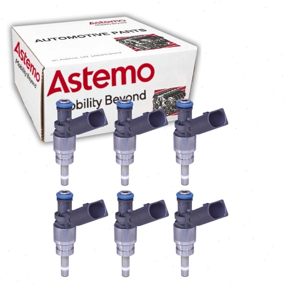 6 pc Hitachi FIJ0044 Fuel Injectors for Air Delivery Injection System Fits select: 2011-2017 CHEVROLET EQUINOX LT, 2011-2017 GMC TERRAIN SLE