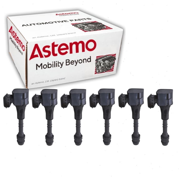 6 pc Hitachi IGC0006 Ignition Coils for 22433-8J115 22433-8J11C 22448-8J100 22448-8J110 22448-8J111 22448-8J115 22448-8J11C 33400-82Z10 C1406 E379 Spark Plug Wire Boot